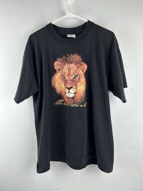 Alore Modern Single Stich T Shirt 2006 Lion  To Be or Not To Be Size L